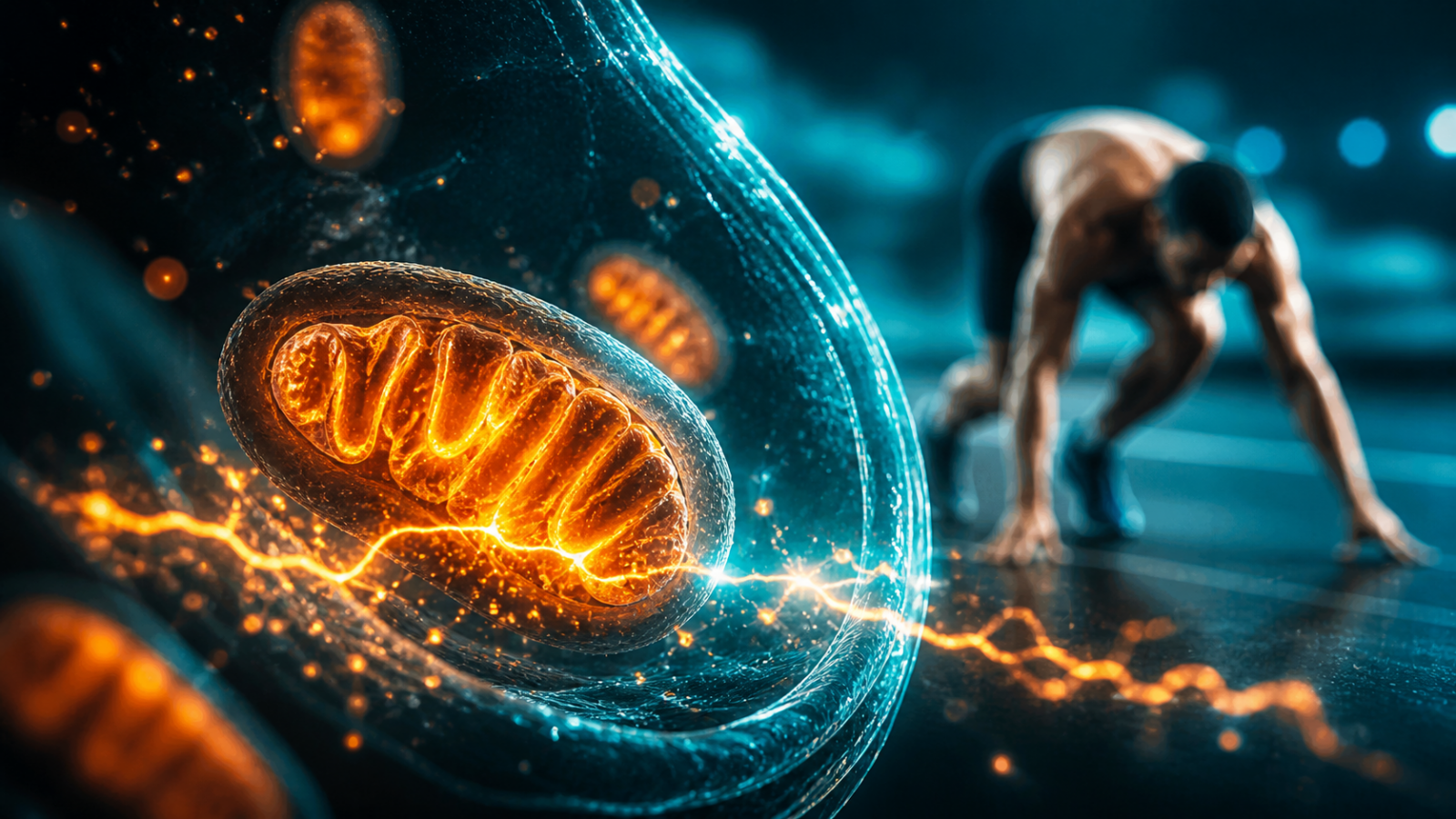 Visualisierung der mitochondrialen Energieproduktion und Fettverbrennung auf zellulärer Ebene.
